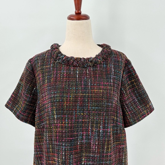 Tuckernuck Cameron Eubanks Wimberly Jackie Dress Colorful Tweed Dress XL - Picture 5 of 12
